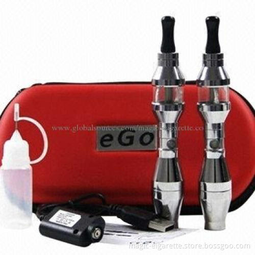 Various Colors Metal Clearomizer EE2 E-cigarette Starter Kit, 3.3-4.2V Working Voltage